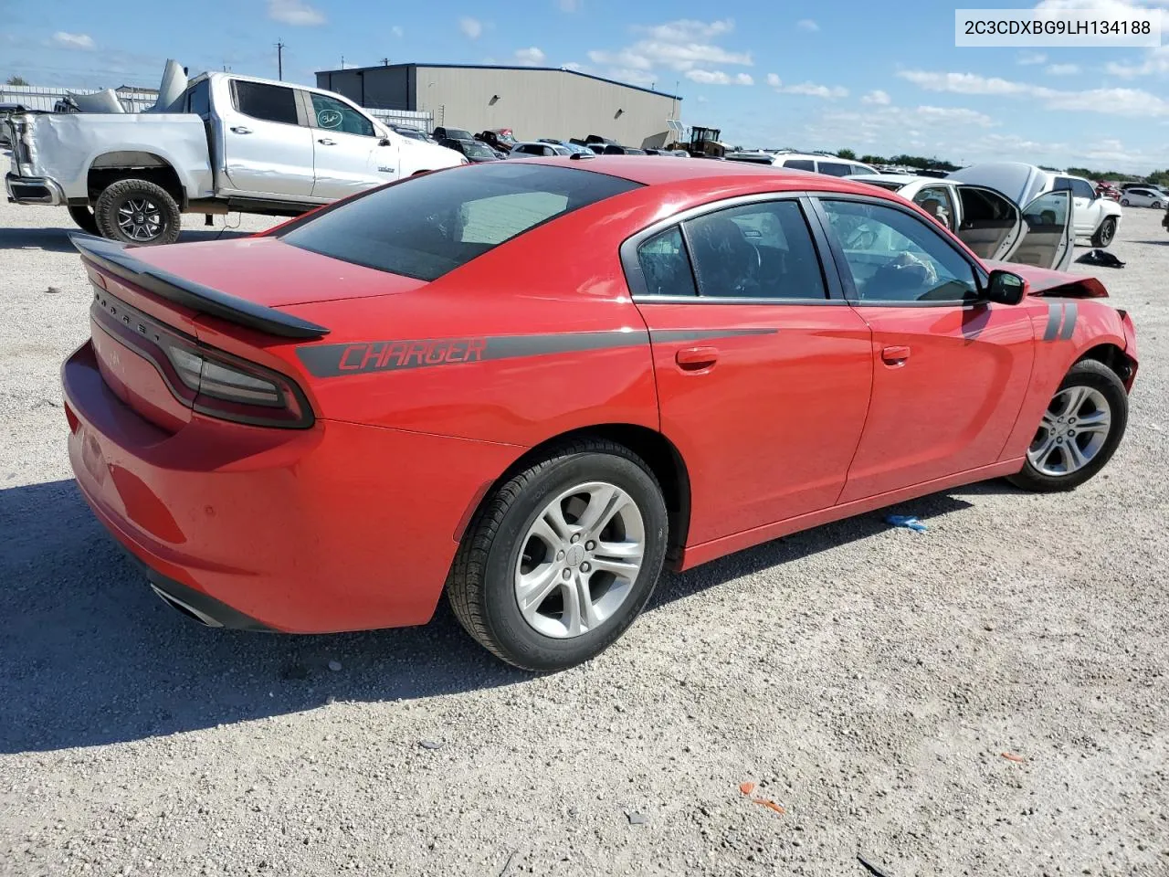 2020 Dodge Charger Sxt VIN: 2C3CDXBG9LH134188 Lot: 71125324