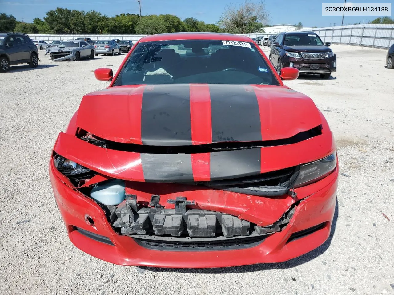 2020 Dodge Charger Sxt VIN: 2C3CDXBG9LH134188 Lot: 71125324