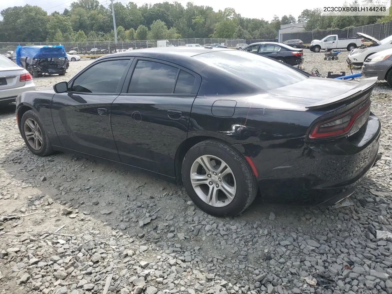 2020 Dodge Charger Sxt VIN: 2C3CDXBG8LH144243 Lot: 71158484