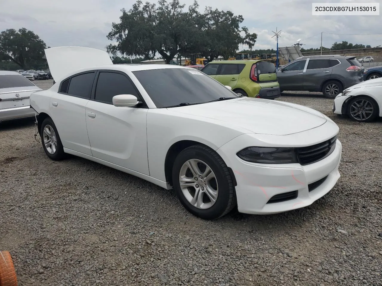 2020 Dodge Charger Sxt VIN: 2C3CDXBG7LH153015 Lot: 71375284