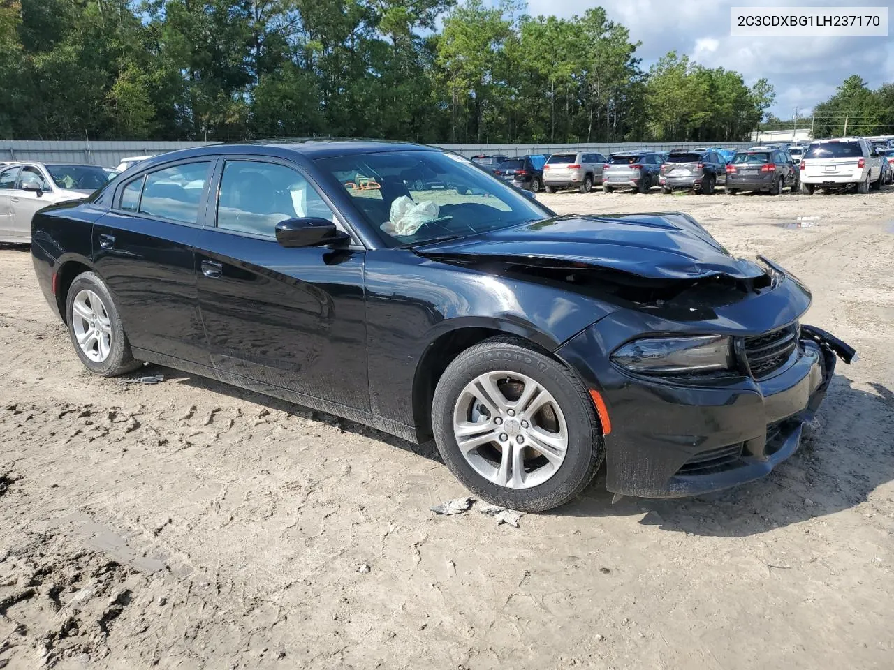 2020 Dodge Charger Sxt VIN: 2C3CDXBG1LH237170 Lot: 71430584