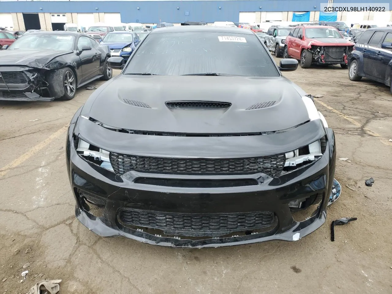 2020 Dodge Charger Srt Hellcat VIN: 2C3CDXL98LH140922 Lot: 71453724