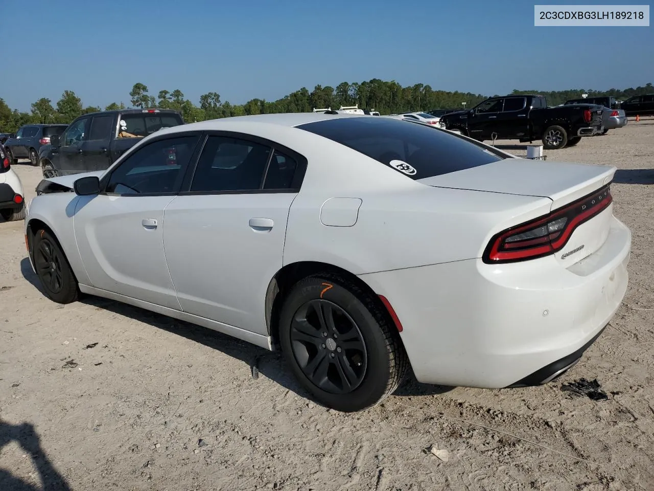 2020 Dodge Charger Sxt VIN: 2C3CDXBG3LH189218 Lot: 71794844