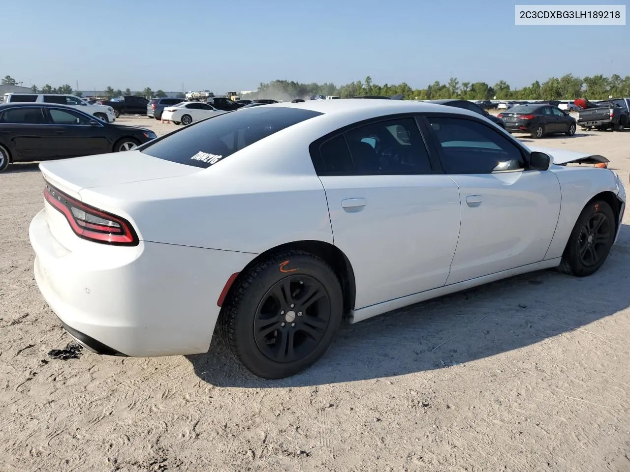 2020 Dodge Charger Sxt VIN: 2C3CDXBG3LH189218 Lot: 71794844