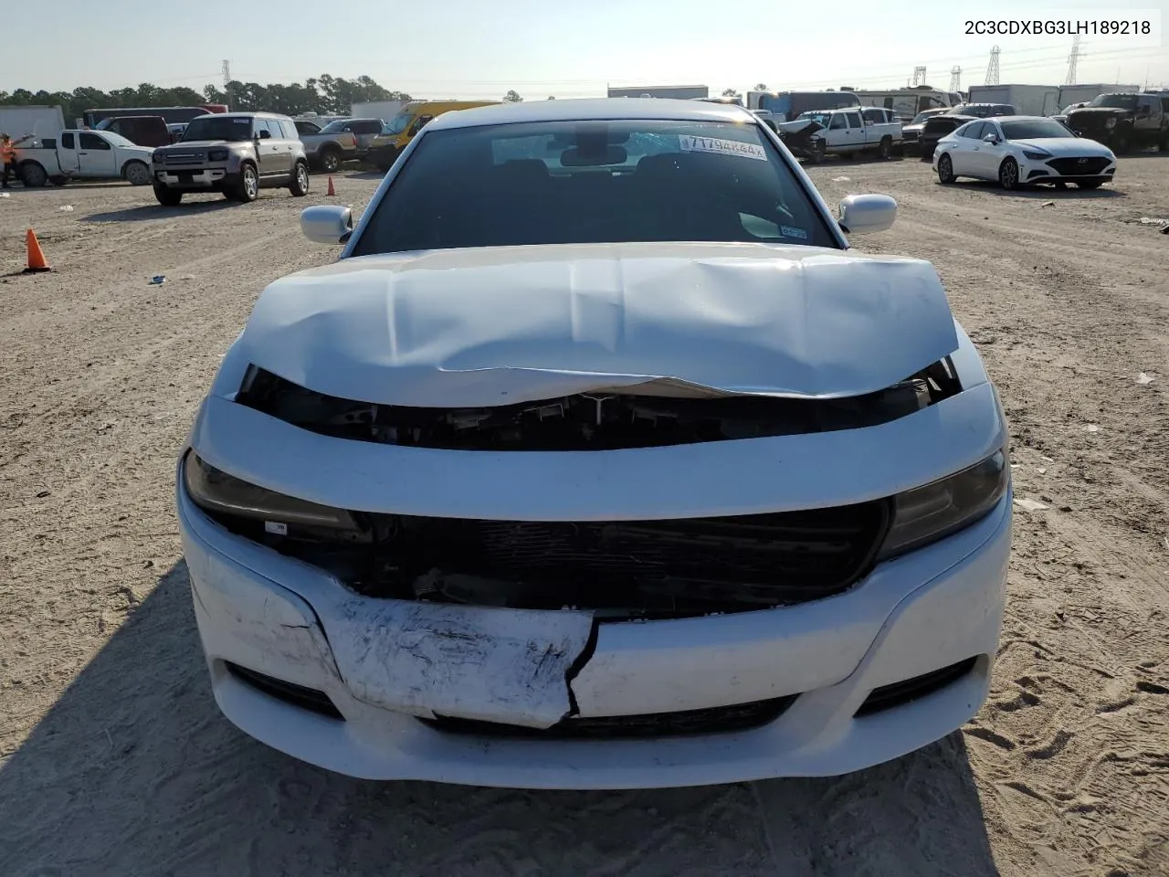 2020 Dodge Charger Sxt VIN: 2C3CDXBG3LH189218 Lot: 71794844