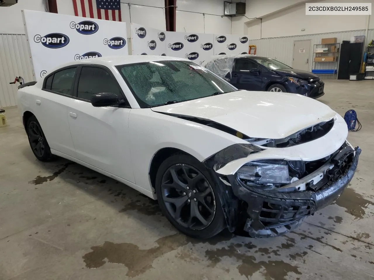 2020 Dodge Charger Sxt VIN: 2C3CDXBG2LH249585 Lot: 71801204