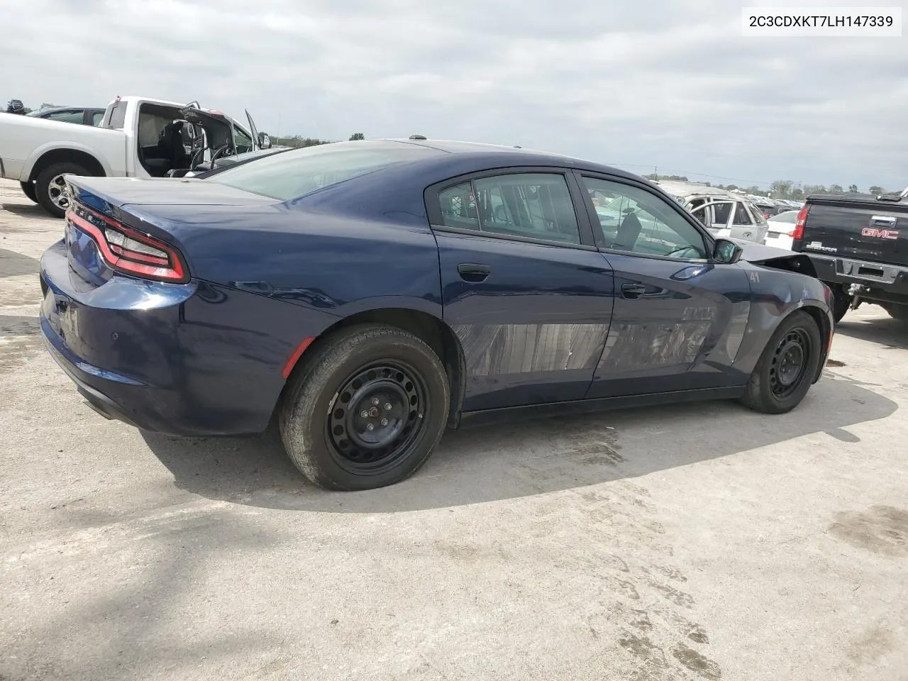 2020 Dodge Charger Police VIN: 2C3CDXKT7LH147339 Lot: 71918274