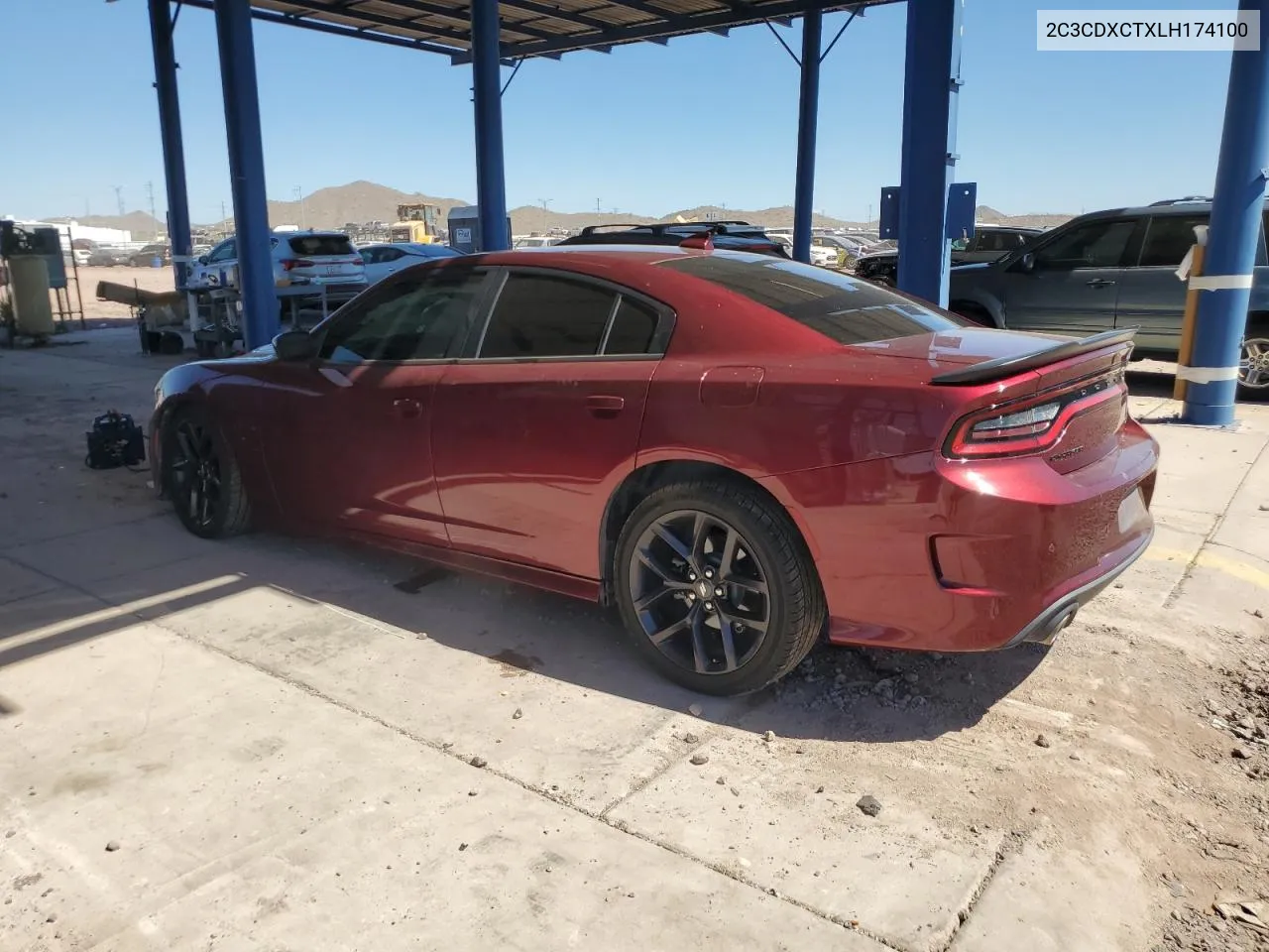 2020 Dodge Charger R/T VIN: 2C3CDXCTXLH174100 Lot: 72014524