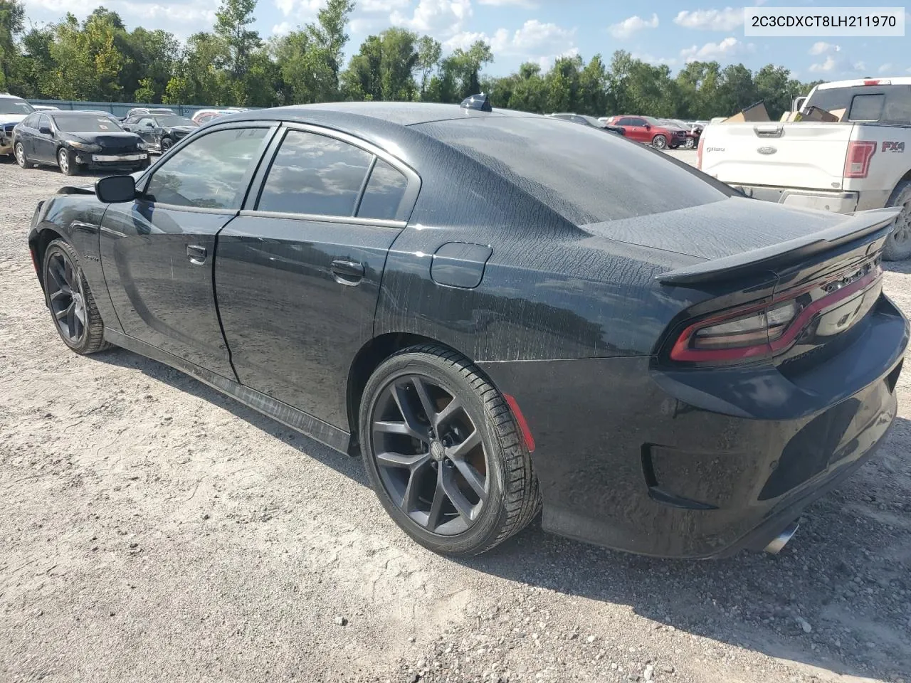 2020 Dodge Charger R/T VIN: 2C3CDXCT8LH211970 Lot: 72029844