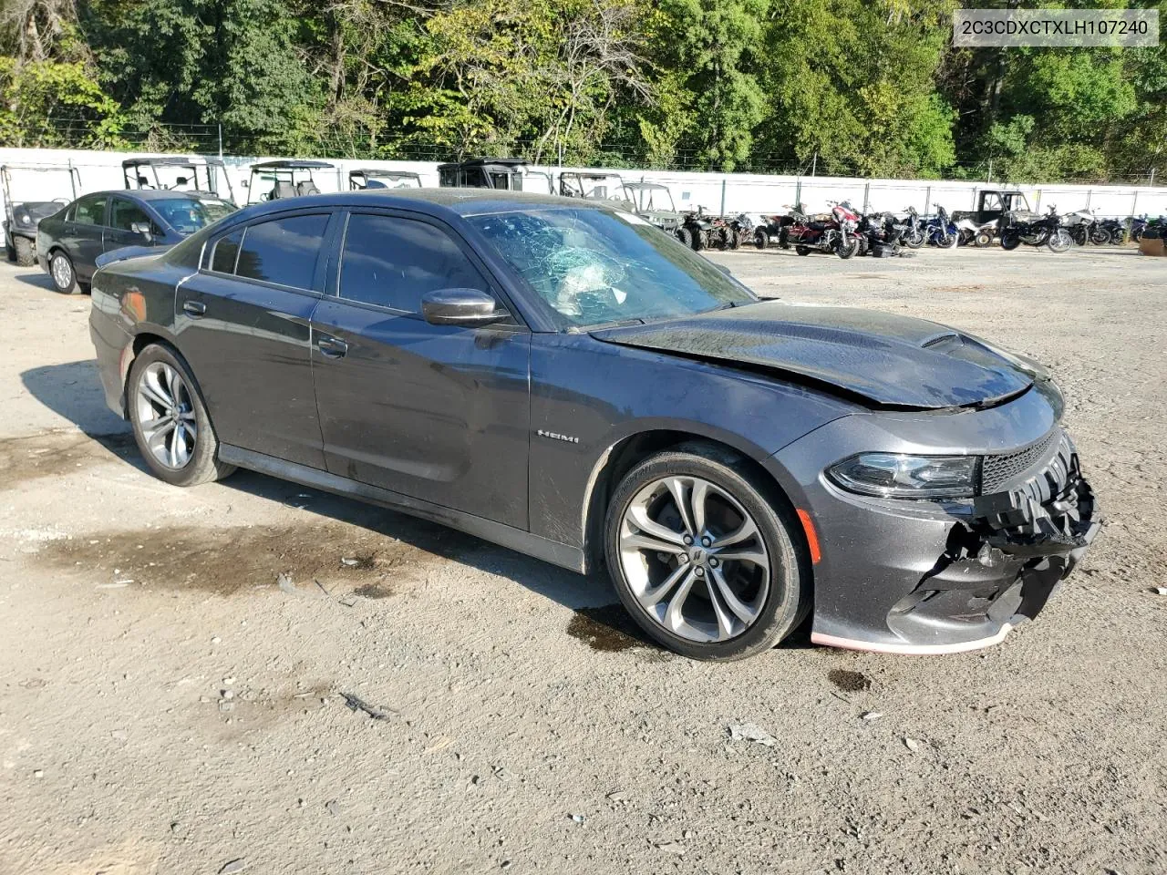 2020 Dodge Charger R/T VIN: 2C3CDXCTXLH107240 Lot: 72123704