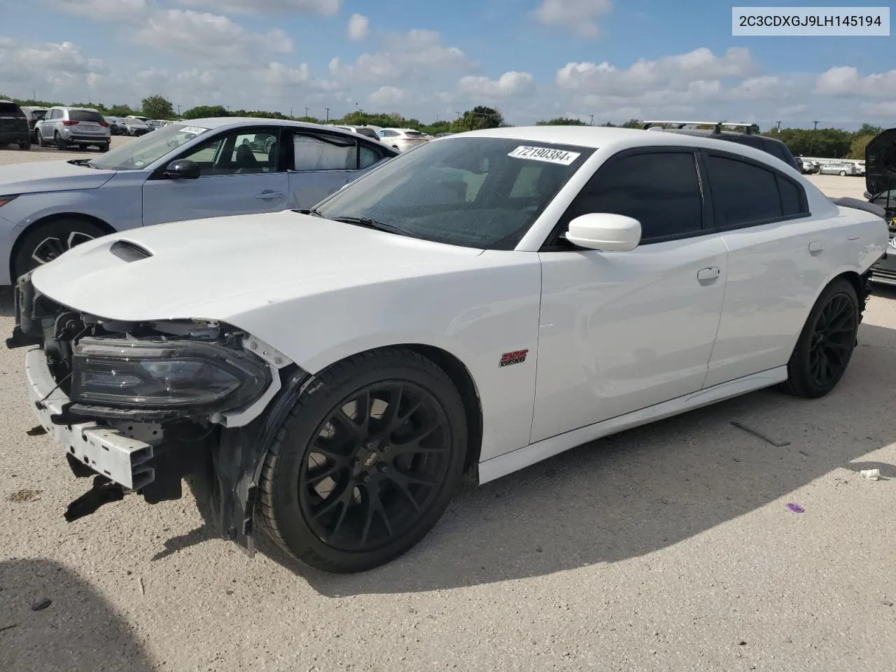 2020 Dodge Charger Scat Pack VIN: 2C3CDXGJ9LH145194 Lot: 72190384