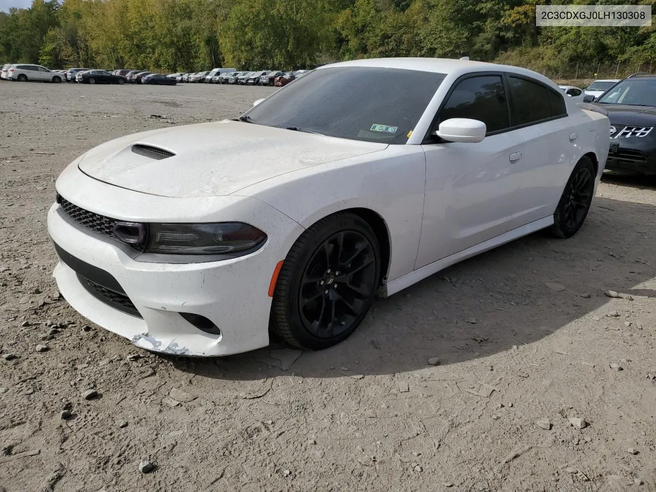 2020 Dodge Charger Scat Pack VIN: 2C3CDXGJ0LH130308 Lot: 72254214