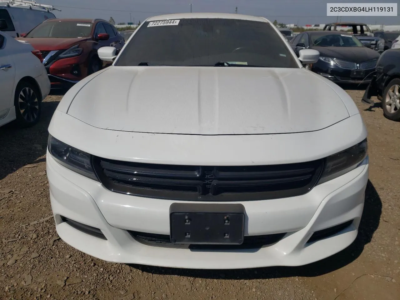 2020 Dodge Charger Sxt VIN: 2C3CDXBG4LH119131 Lot: 72275944