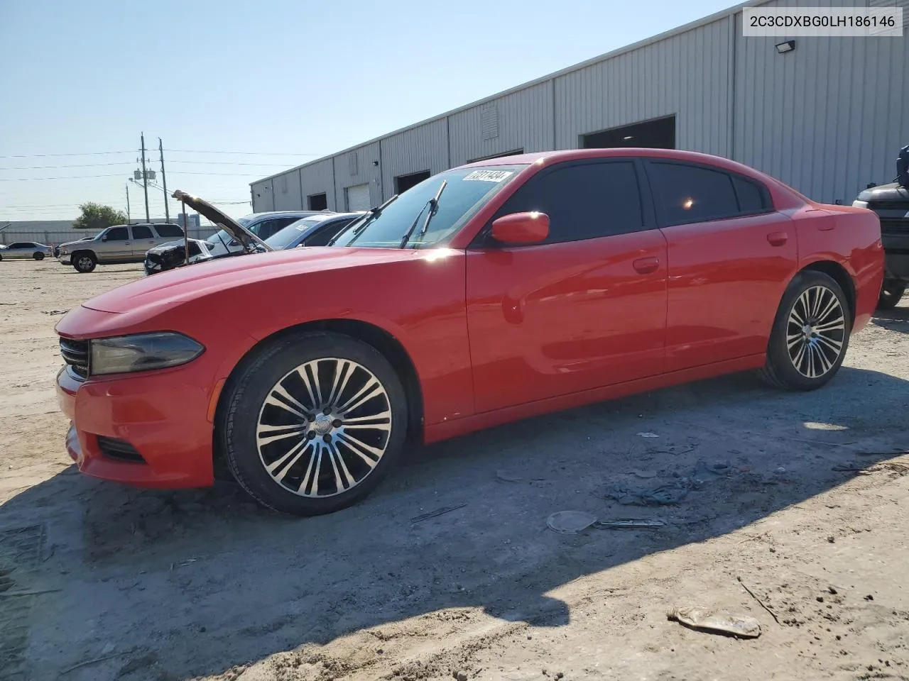 2020 Dodge Charger Sxt VIN: 2C3CDXBG0LH186146 Lot: 72311434