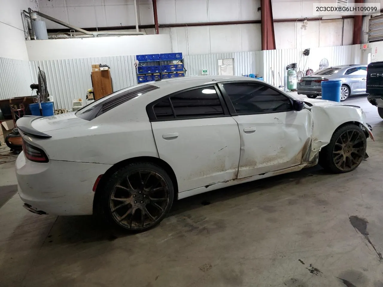 2020 Dodge Charger Sxt VIN: 2C3CDXBG6LH109099 Lot: 72570204