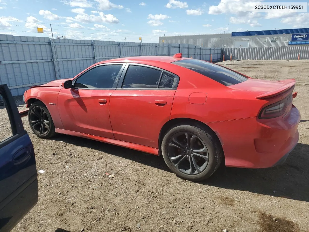 2020 Dodge Charger R/T VIN: 2C3CDXCT6LH159951 Lot: 72595244