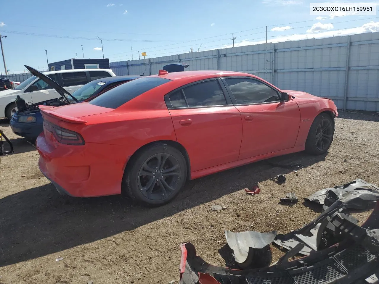 2020 Dodge Charger R/T VIN: 2C3CDXCT6LH159951 Lot: 72595244