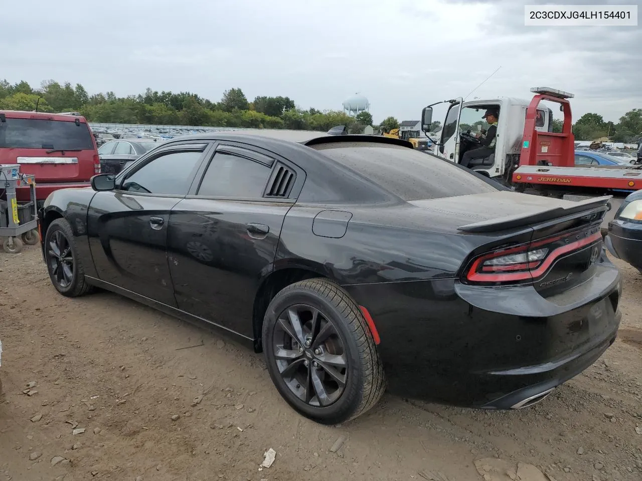 2020 Dodge Charger Sxt VIN: 2C3CDXJG4LH154401 Lot: 72616724