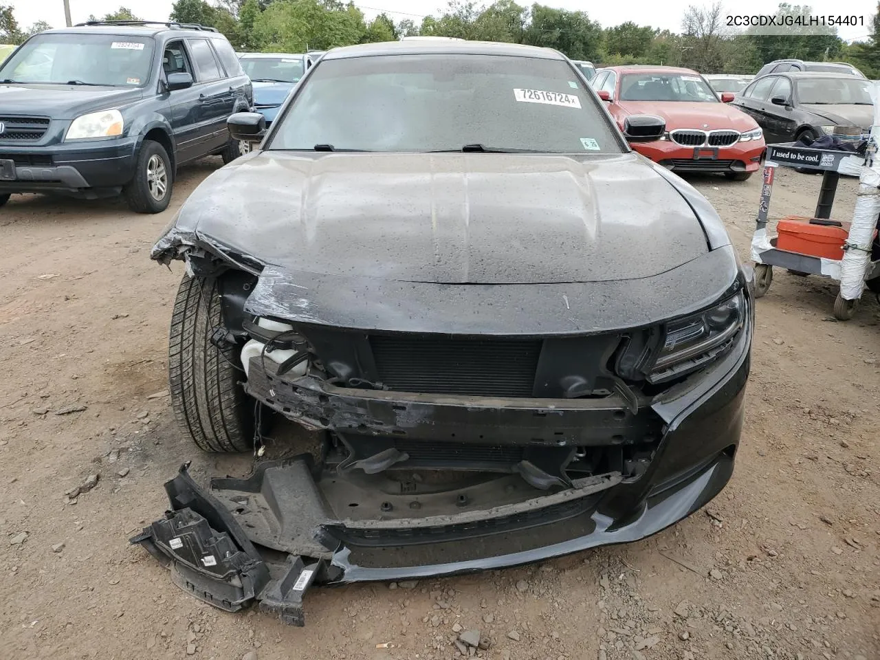 2020 Dodge Charger Sxt VIN: 2C3CDXJG4LH154401 Lot: 72616724