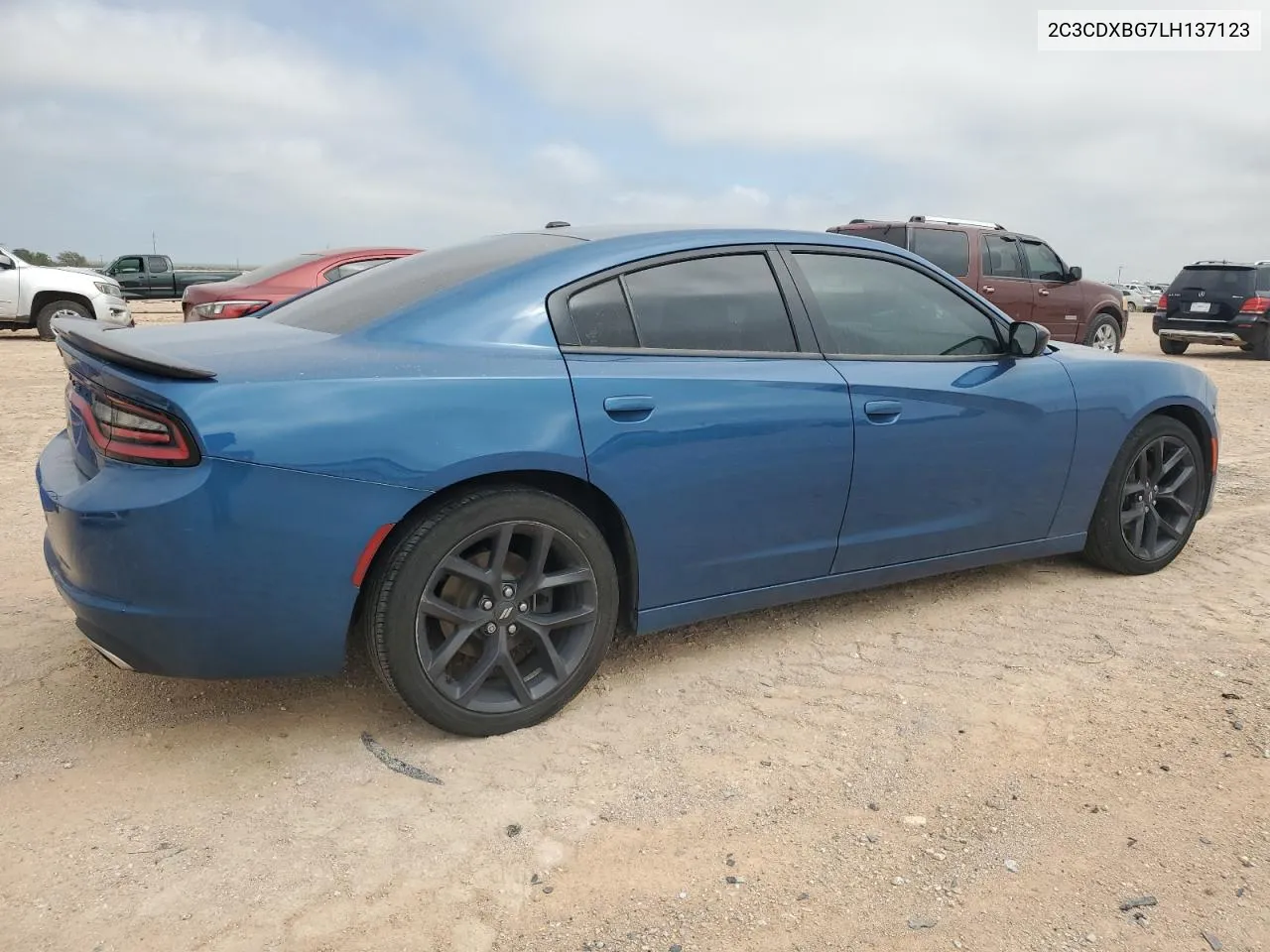 2020 Dodge Charger Sxt VIN: 2C3CDXBG7LH137123 Lot: 72681314