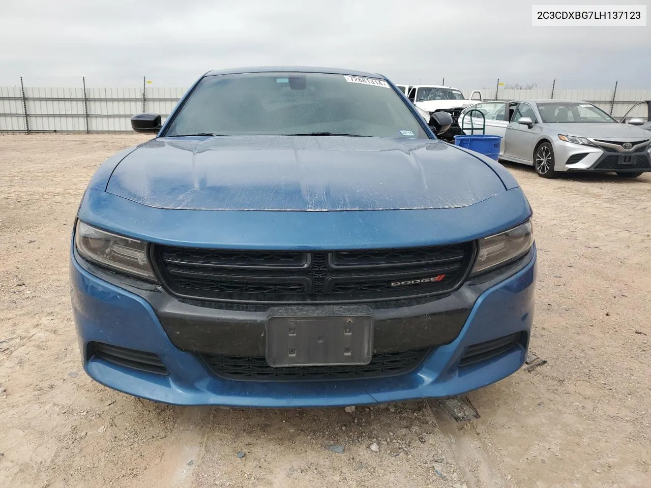 2020 Dodge Charger Sxt VIN: 2C3CDXBG7LH137123 Lot: 72681314