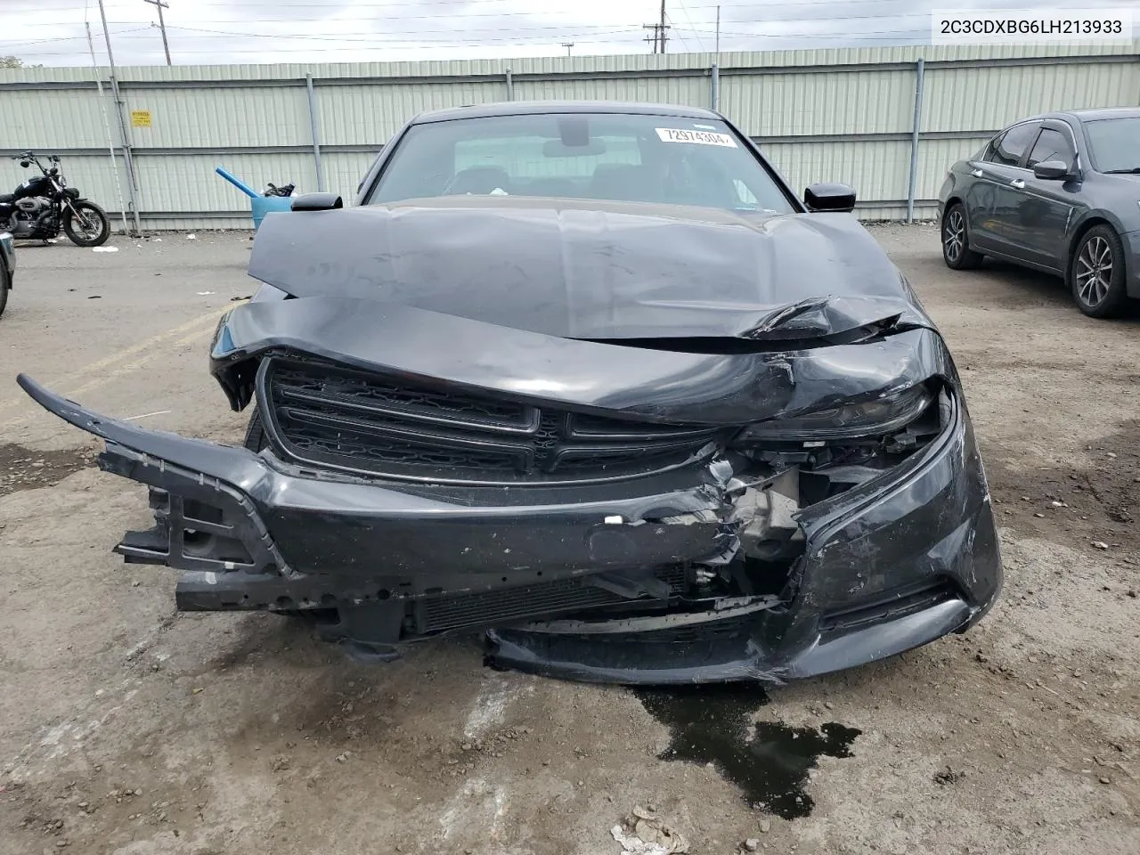 2020 Dodge Charger Sxt VIN: 2C3CDXBG6LH213933 Lot: 72974304