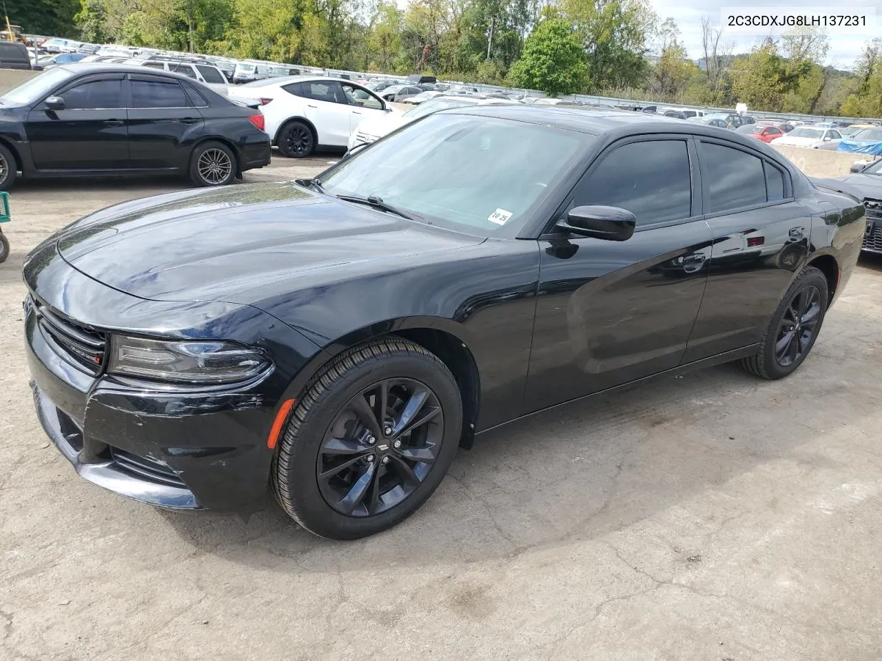 2020 Dodge Charger Sxt VIN: 2C3CDXJG8LH137231 Lot: 73008754