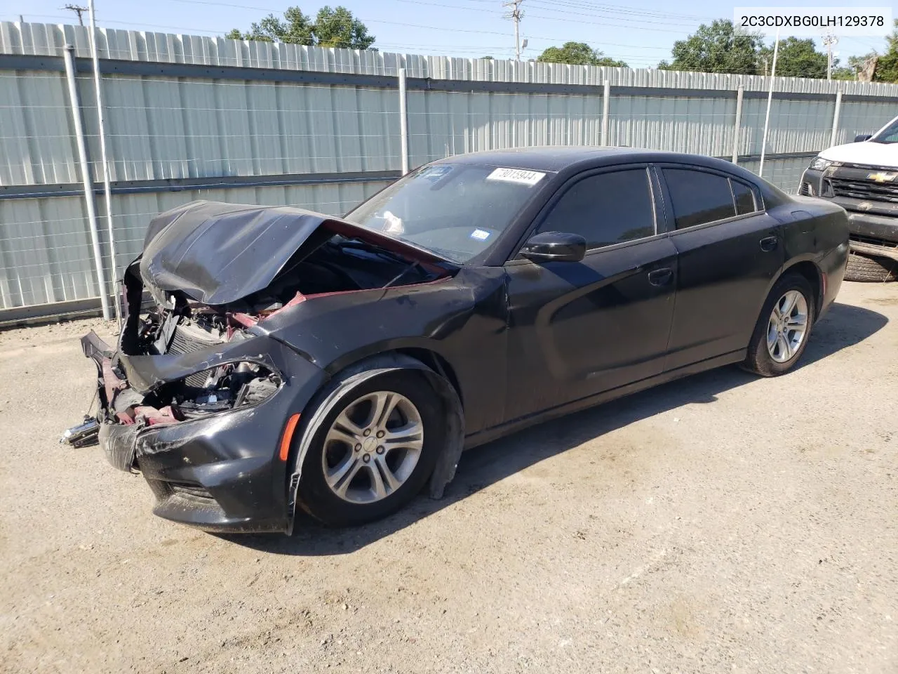 2020 Dodge Charger Sxt VIN: 2C3CDXBG0LH129378 Lot: 73015944