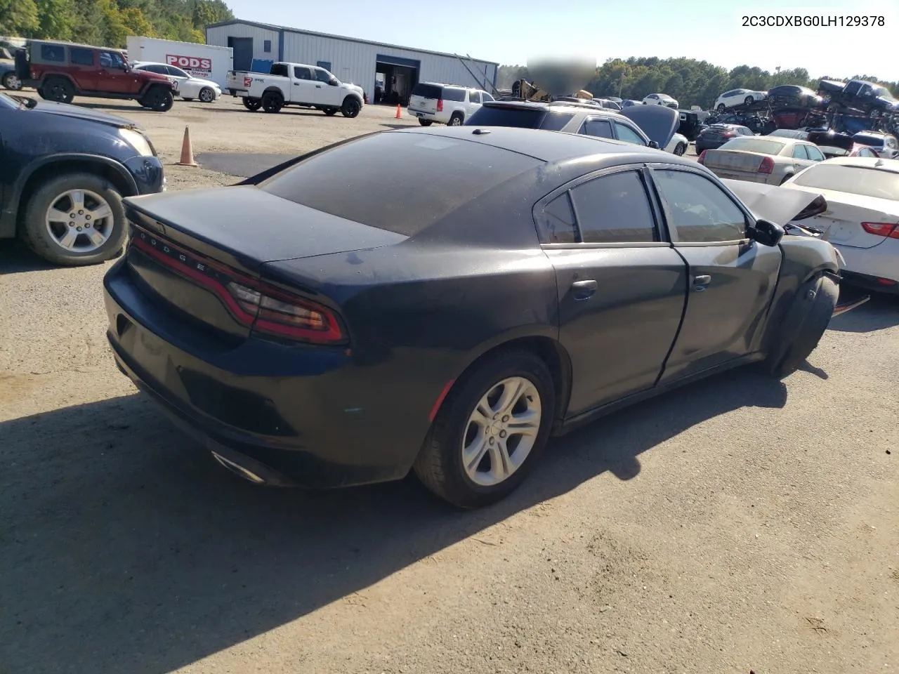 2020 Dodge Charger Sxt VIN: 2C3CDXBG0LH129378 Lot: 73015944