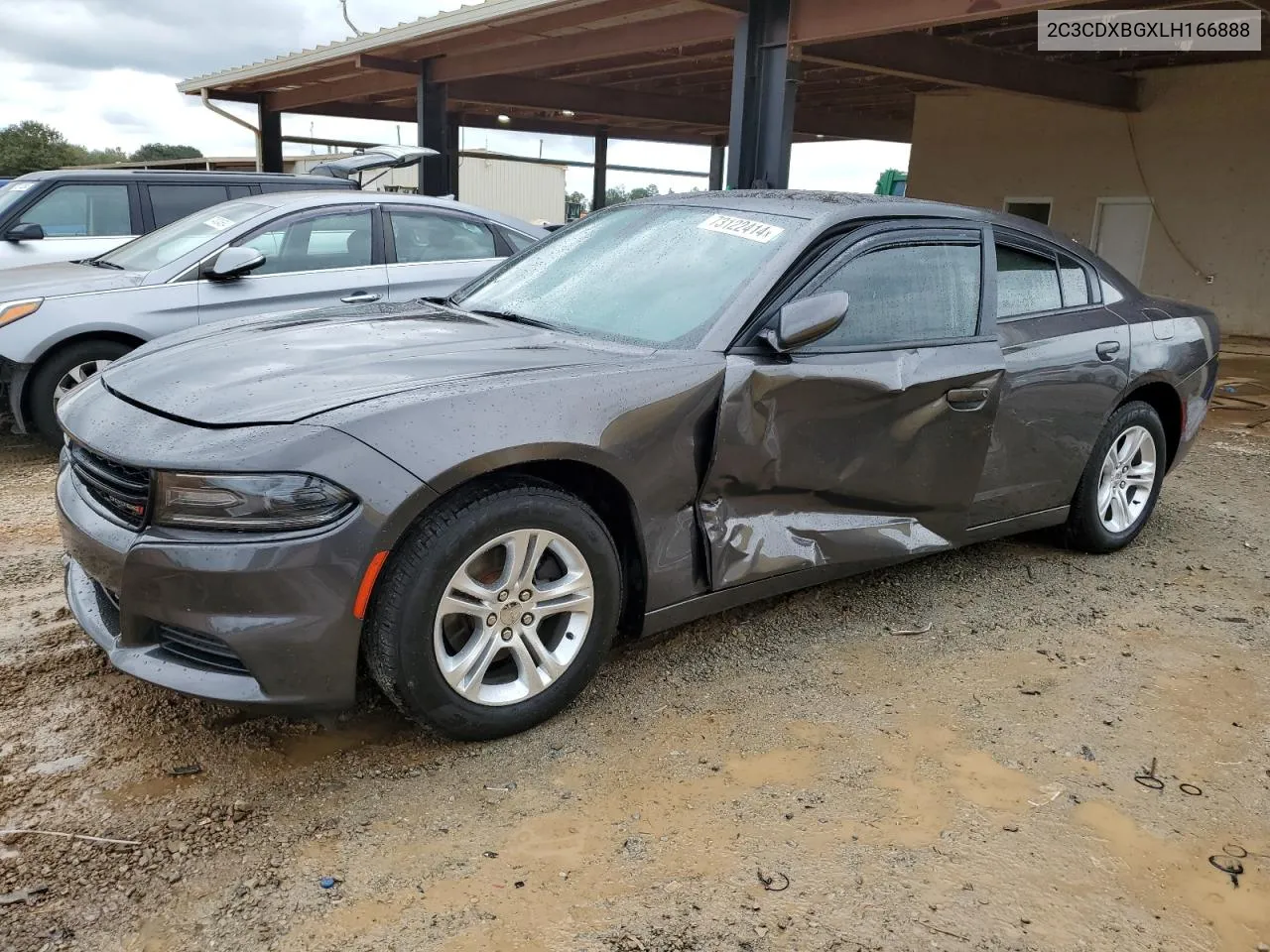 2020 Dodge Charger Sxt VIN: 2C3CDXBGXLH166888 Lot: 73122414