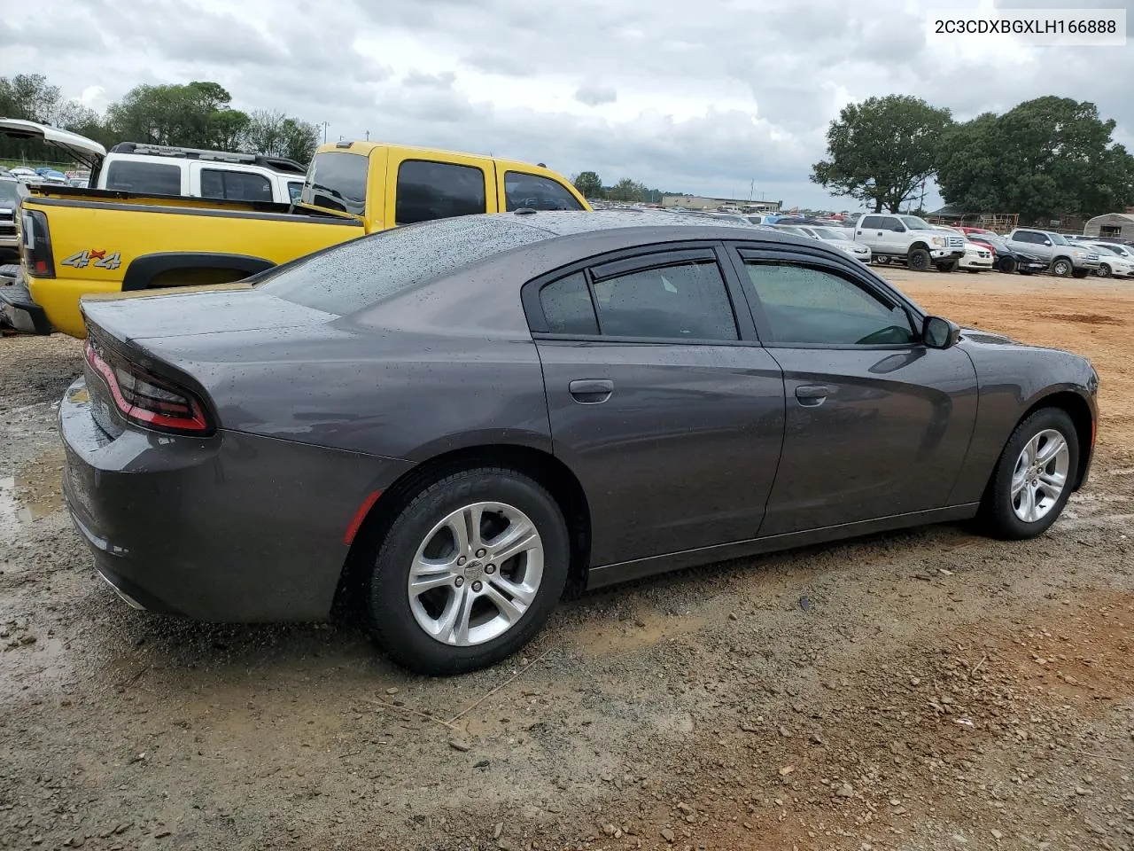 2020 Dodge Charger Sxt VIN: 2C3CDXBGXLH166888 Lot: 73122414