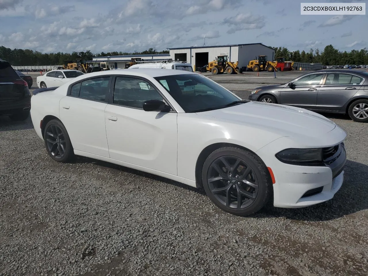 2020 Dodge Charger Sxt VIN: 2C3CDXBGXLH192763 Lot: 73459854