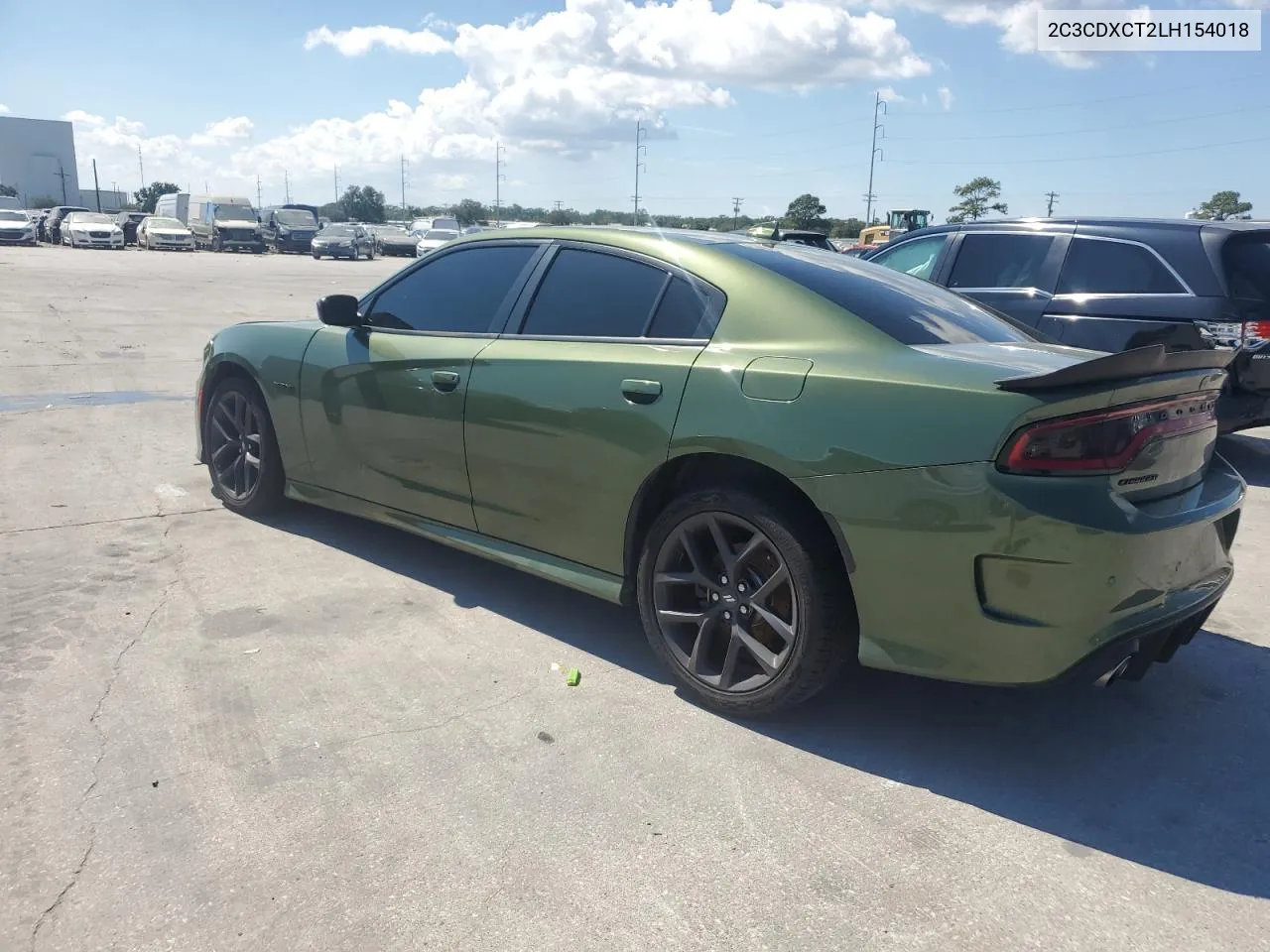 2020 Dodge Charger R/T VIN: 2C3CDXCT2LH154018 Lot: 73518664