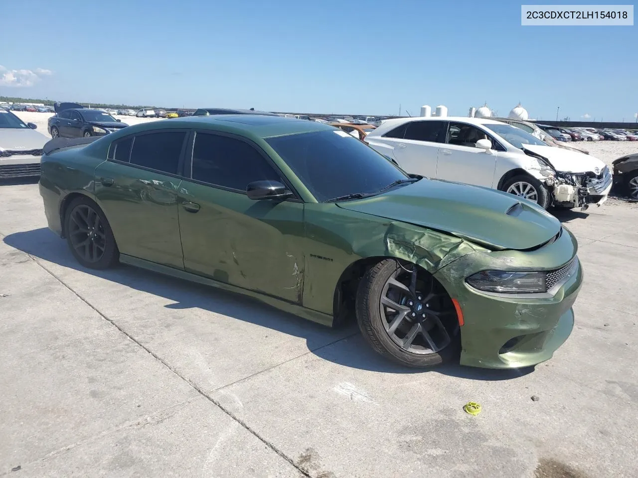 2020 Dodge Charger R/T VIN: 2C3CDXCT2LH154018 Lot: 73518664