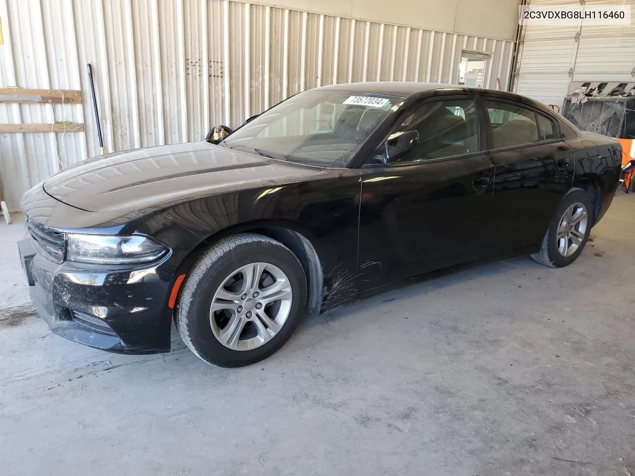 2020 Dodge Charger VIN: 2C3VDXBG8LH116460 Lot: 73572034