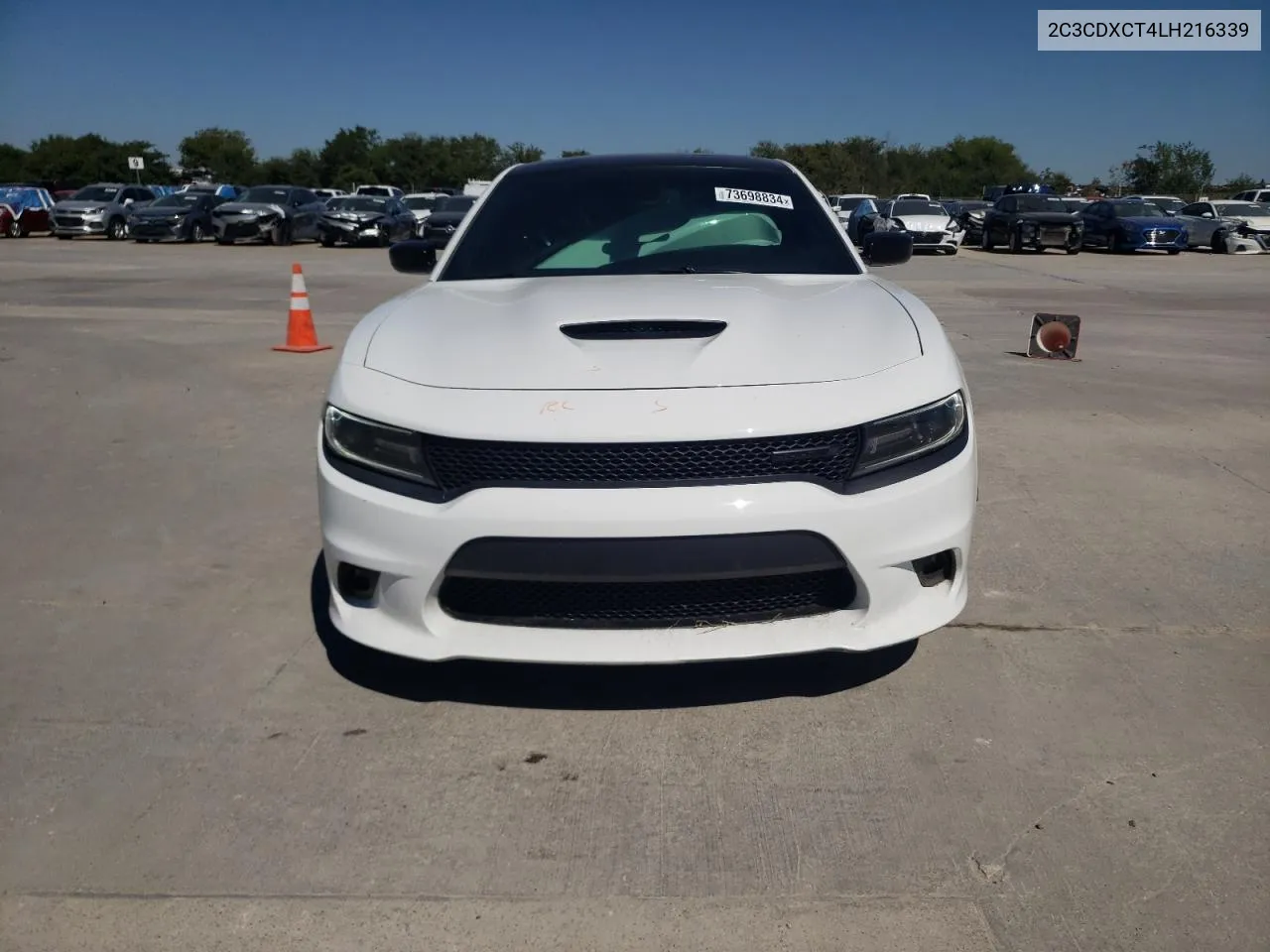 2020 Dodge Charger R/T VIN: 2C3CDXCT4LH216339 Lot: 73698834