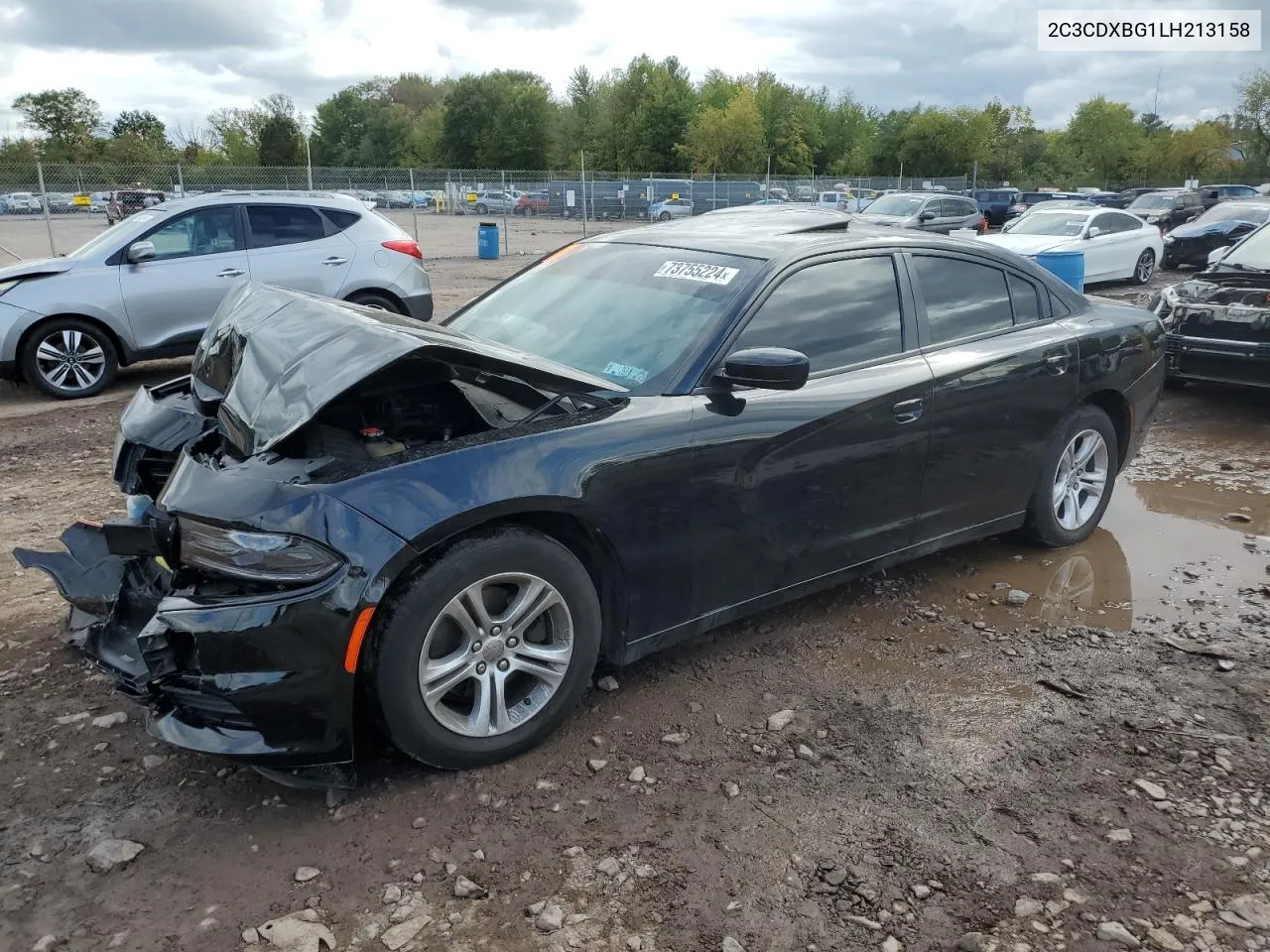 2020 Dodge Charger Sxt VIN: 2C3CDXBG1LH213158 Lot: 73755224