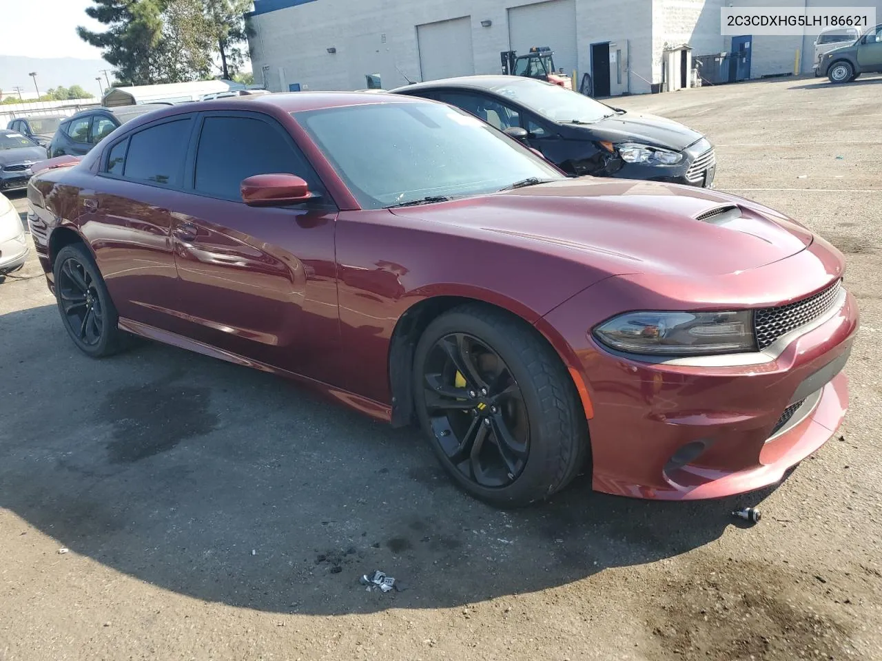 2020 Dodge Charger Gt VIN: 2C3CDXHG5LH186621 Lot: 73763014