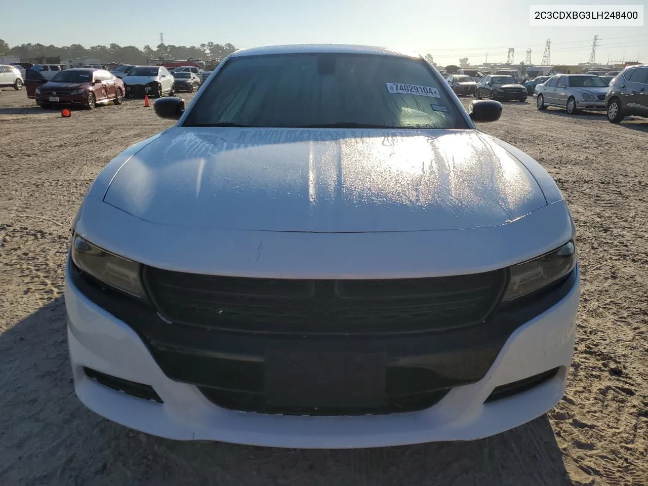 2020 Dodge Charger Sxt VIN: 2C3CDXBG3LH248400 Lot: 74029104