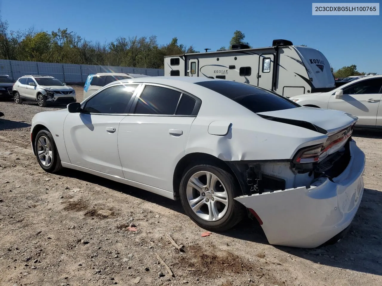 2020 Dodge Charger Sxt VIN: 2C3CDXBG5LH100765 Lot: 74192043