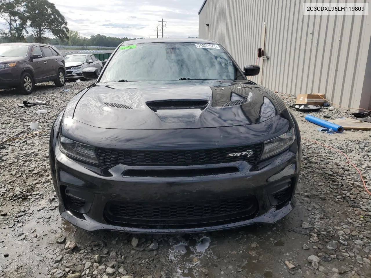 2020 Dodge Charger Srt Hellcat VIN: 2C3CDXL96LH119809 Lot: 74502574