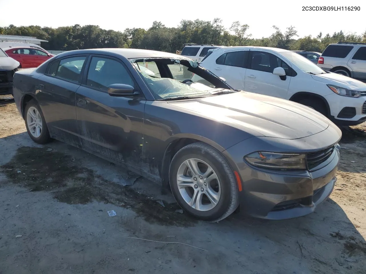 2020 Dodge Charger Sxt VIN: 2C3CDXBG9LH116290 Lot: 74892504