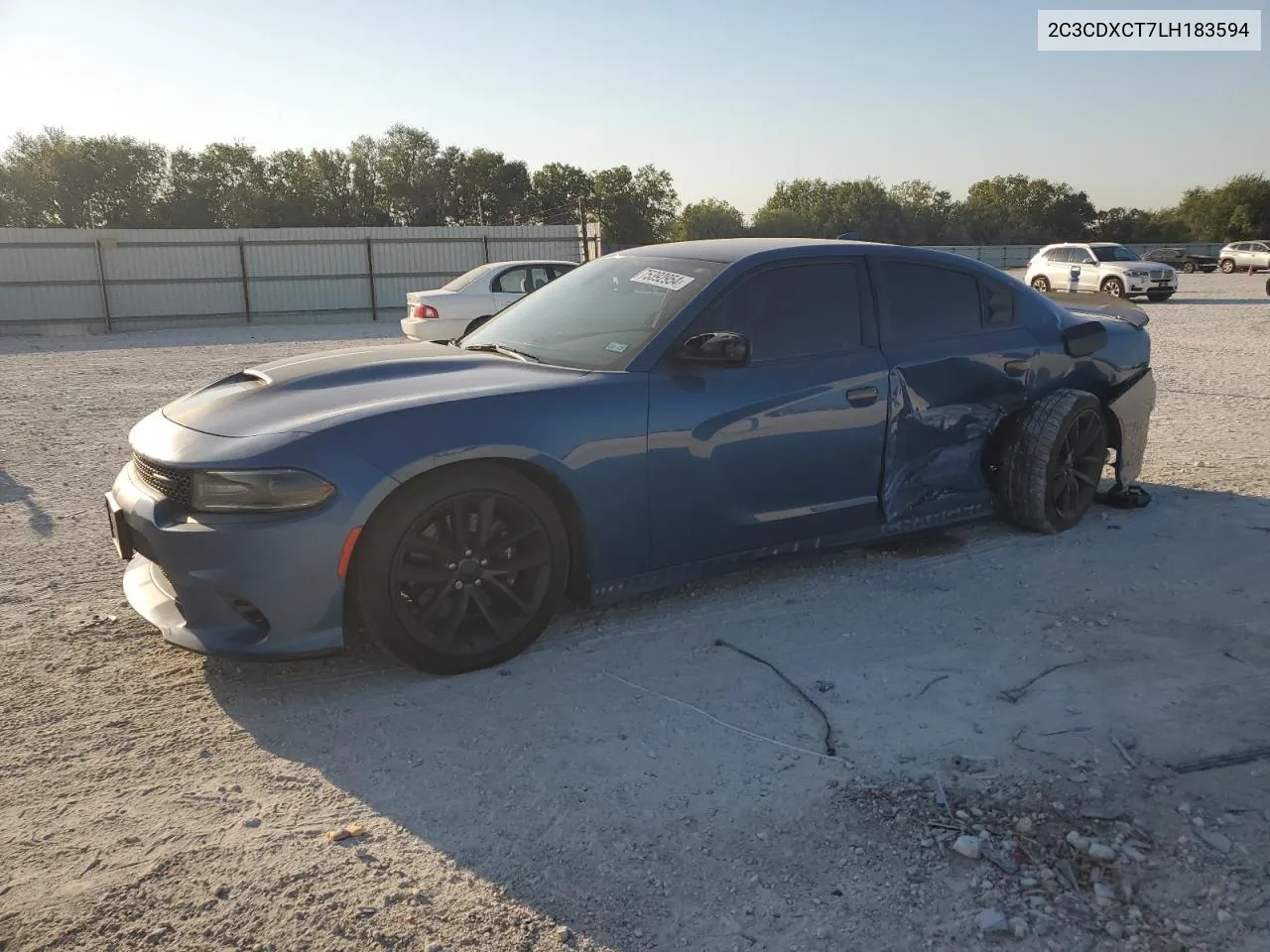 2020 Dodge Charger R/T VIN: 2C3CDXCT7LH183594 Lot: 75392954