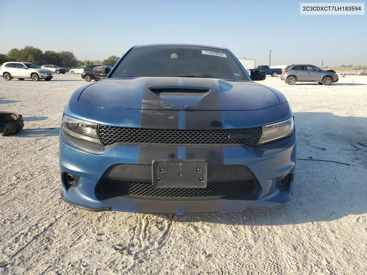 2020 Dodge Charger R/T VIN: 2C3CDXCT7LH183594 Lot: 75392954