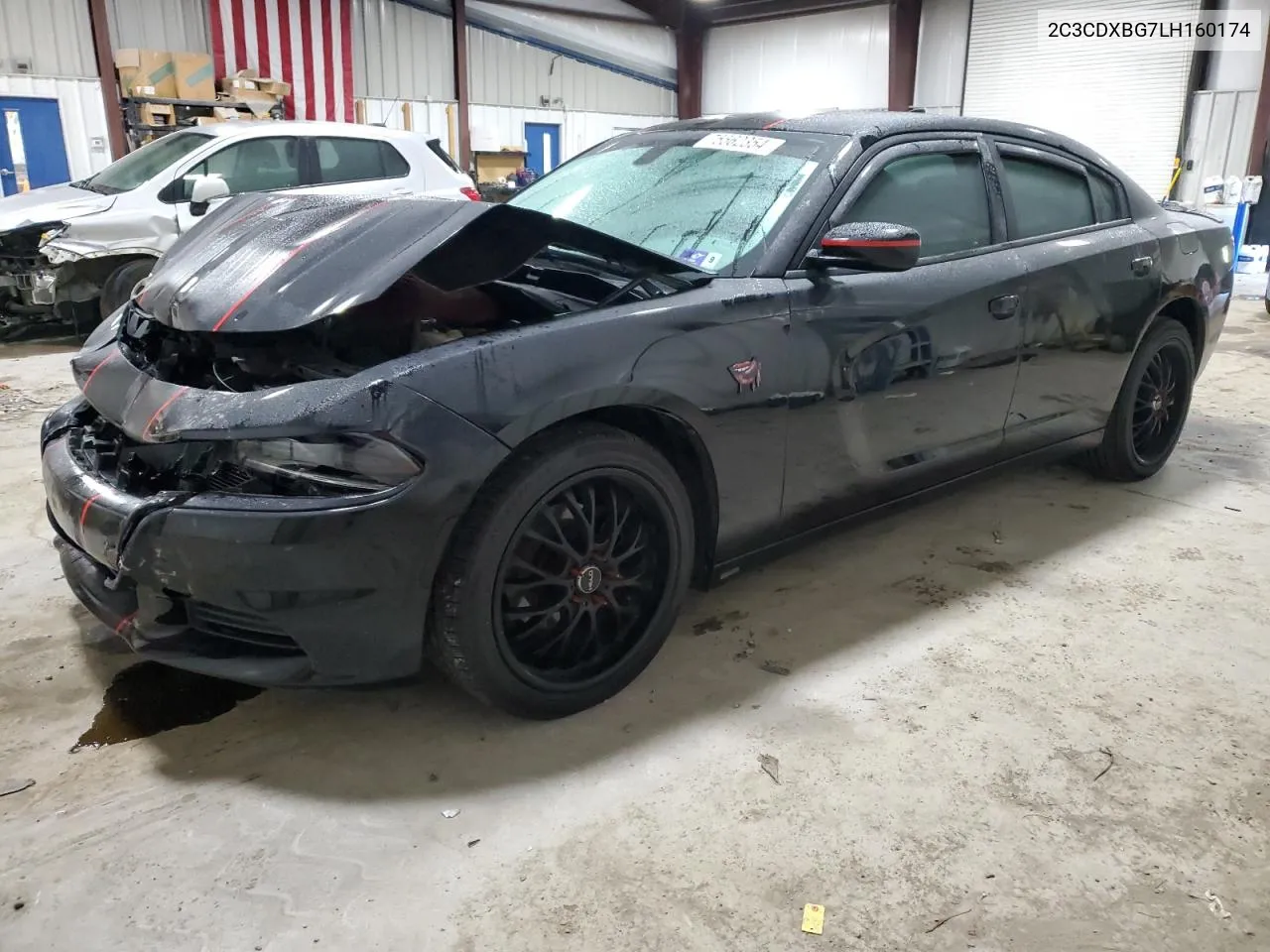 2020 Dodge Charger Sxt VIN: 2C3CDXBG7LH160174 Lot: 75562354