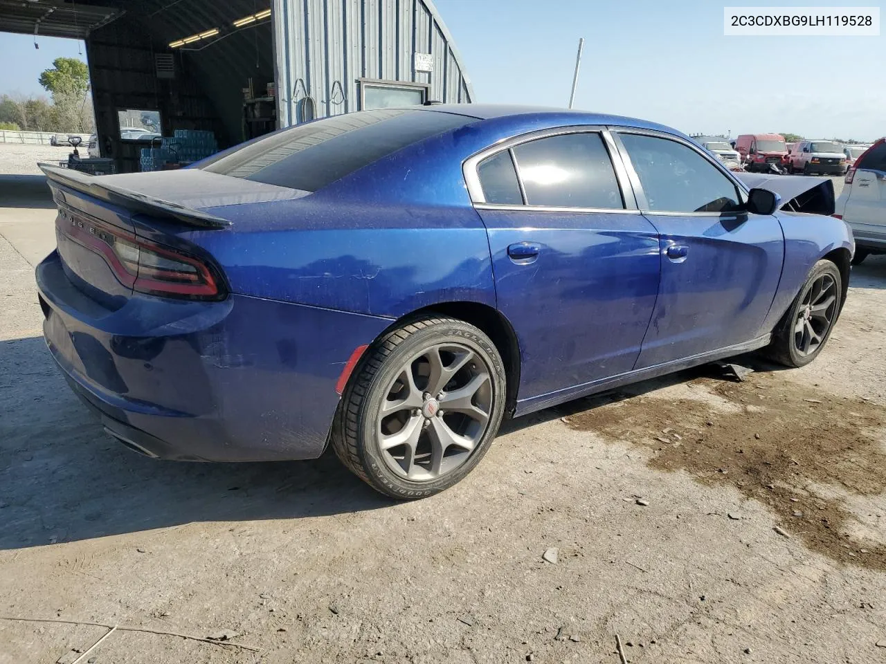 2020 Dodge Charger Sxt VIN: 2C3CDXBG9LH119528 Lot: 75760534