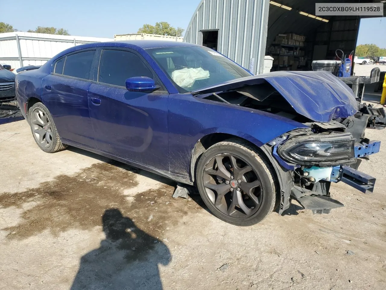 2020 Dodge Charger Sxt VIN: 2C3CDXBG9LH119528 Lot: 75760534