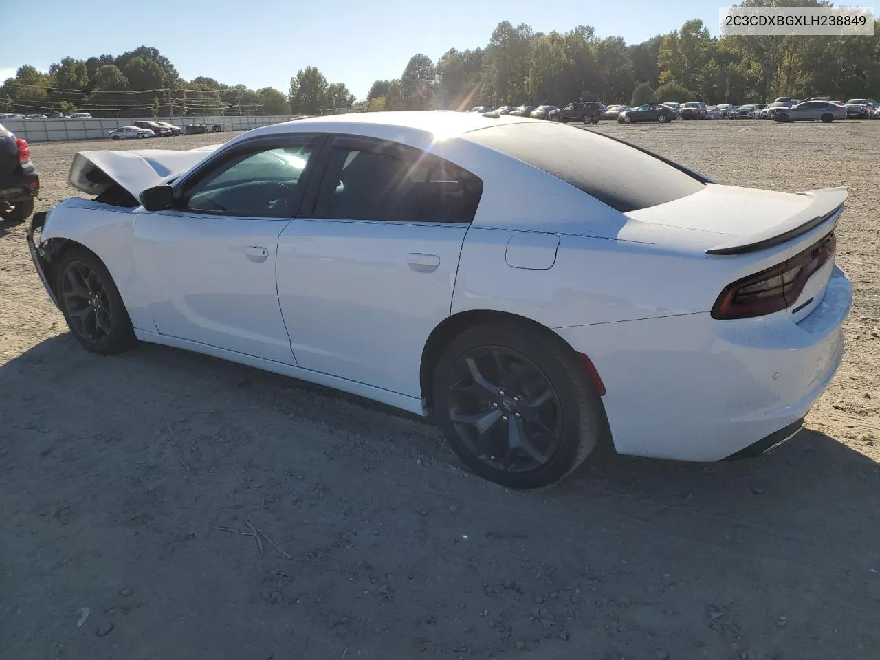 2020 Dodge Charger Sxt VIN: 2C3CDXBGXLH238849 Lot: 75865594