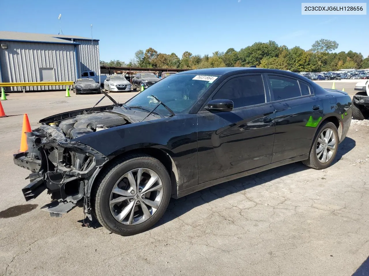 2020 Dodge Charger Sxt VIN: 2C3CDXJG6LH128656 Lot: 76031864