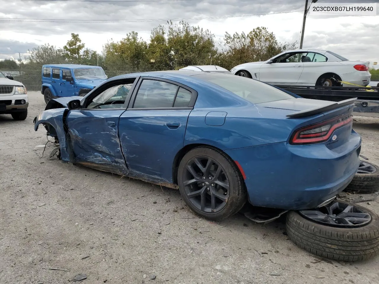 2020 Dodge Charger Sxt VIN: 2C3CDXBG7LH199640 Lot: 76038584